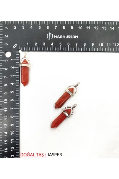 PİRAMİT DOĞAL TAŞ KOLYE UCU ürün görseli 1