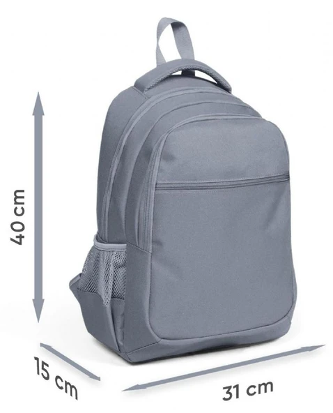 Coral High Üç Gözlü Erkek Çocuk Siyah Kırmızı Arabalar İlkokul ve Ortaokul Sırt Çantası - Resim 5