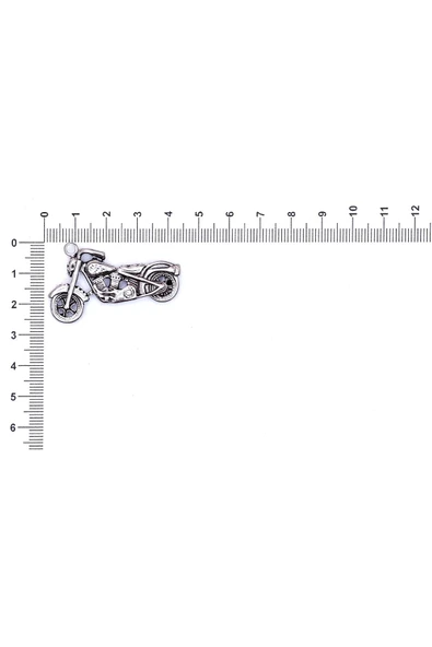 MOTORBİSİKLET FİGÜRÜ İLE İLGİLİ METAL AKSESUARLAR VE KOLYE UÇLARI - Resim 9