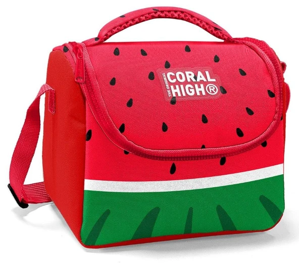 Coral High Thermo Beslenme Çantası - Erkek Çocuk, Kırmızı Yeşil Karpuz ürün görseli