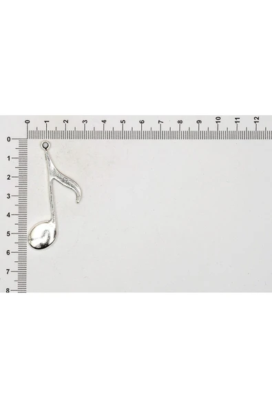 MÜZİK NOTASI FİGÜRÜ İLE İLGİLİ METAL AKSESUARLAR VE KOLYE UÇLARI ürün görseli 1