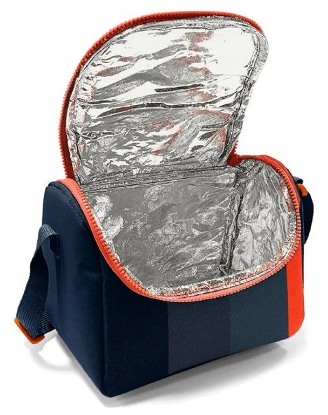 Coral High Erkek Çocuk İlkokul Beslenme Çantası, Siyah Turuncu Renkli Çizgili, Isı Yalıtımlı - Resim 4