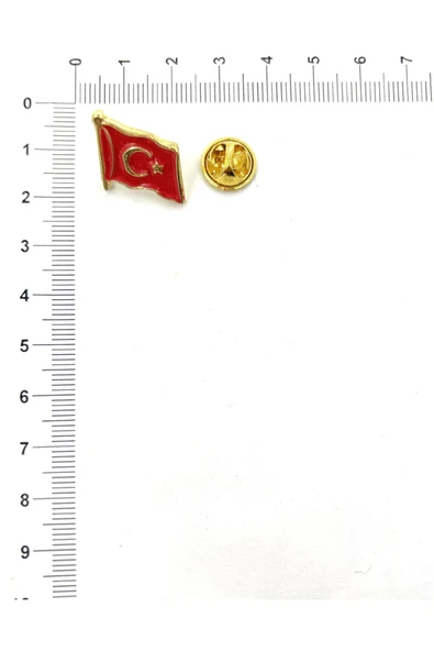 BAYRAK TEMALI ROZET (5 ADET) - Resim 9