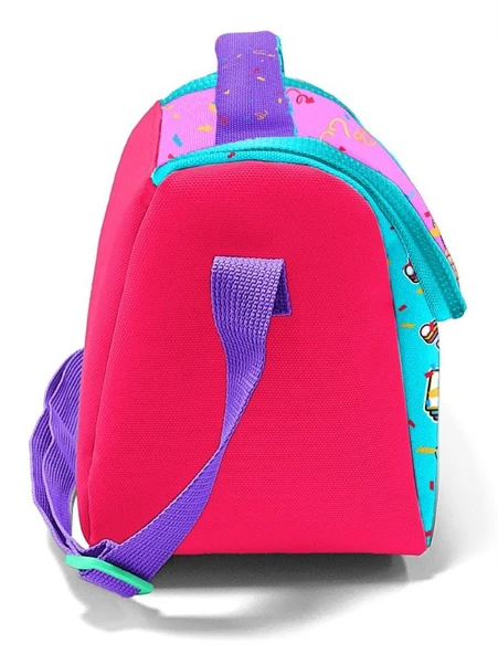 Coral High Kız Çocuk Beslenme Çantası - Thermo - Pembe K-Pop Dondurmalı Kız - Resim 3