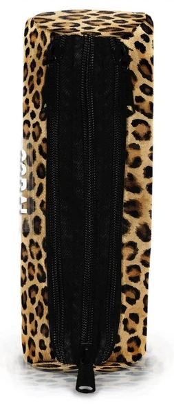 Coral High Kahverengi Leopar Desenli Kız Çocuk İlkokul ve Ortaokul Okul Kalem Çantası - 2