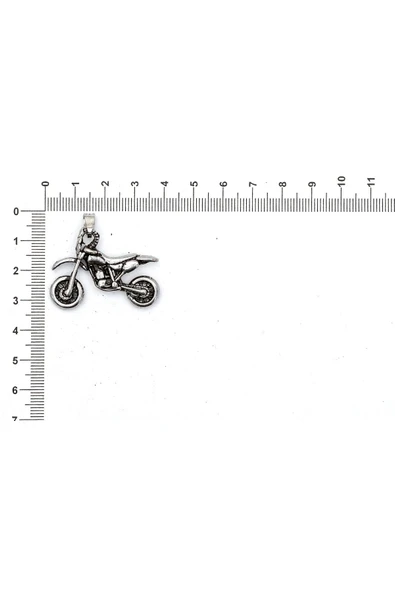 MOTORBİSİKLET FİGÜRÜ İLE İLGİLİ METAL AKSESUARLAR VE KOLYE UÇLARI - Resim 10