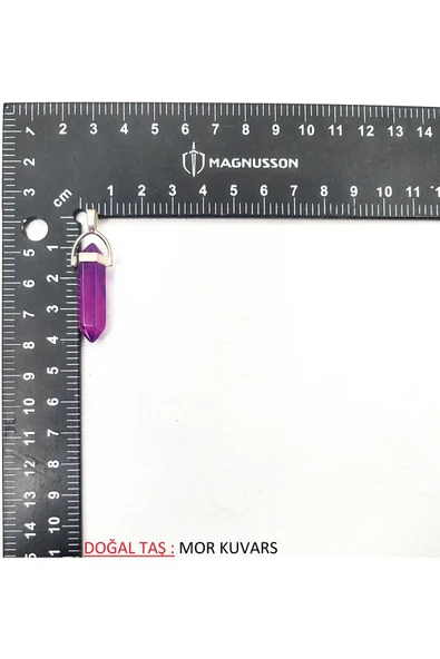 PİRAMİT DOĞAL TAŞ KOLYE UCU - Resim 5