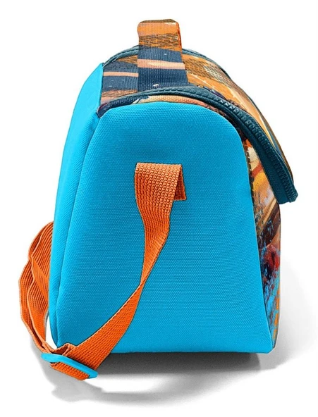 Coral High Erkek Çocuk Termoslu Beslenme Çantası - Mavi Turuncu Arazi Aracı, Erkek Çocuk - Resim 3