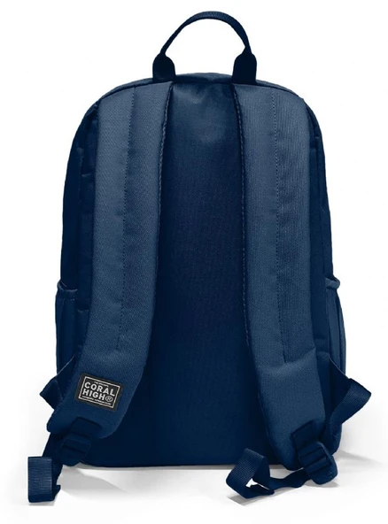 Coral High İlkokul ve Ortaokul Sırt Çantası - Erkek Çocuk, Lacivert Çok Renkli Çizgi Desenli, Dört Bölmeli - Resim 2