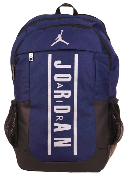 Jordan Air Boston Lacivert Renk Laptop Bölmeli Okul ve Günlük Sırt Çantası - Q3114