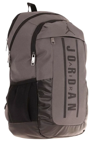 Jordan Air Boston Gri Renk Laptop Bölmeli Okul ve Günlük Sırt Çantası - Q3113 - 2