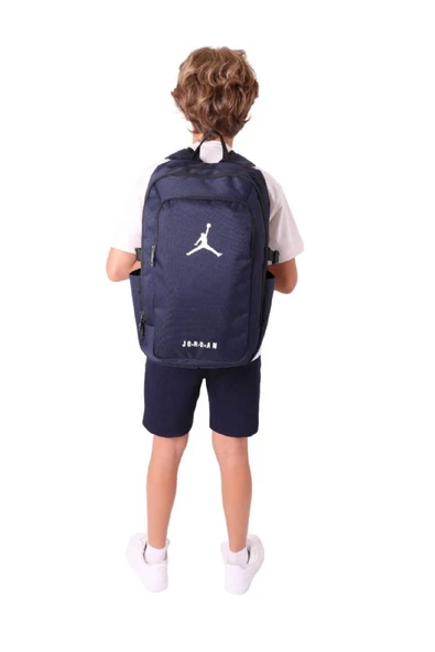 Jordan Air Miami Üç Bölmeli Lacivert Erkek Çocuk Sırt Çantası - JA-Q3155 - Resim 5
