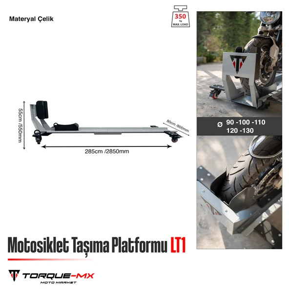 Torque-MX Motosiklet Taşıma Platformu LT1 - 6