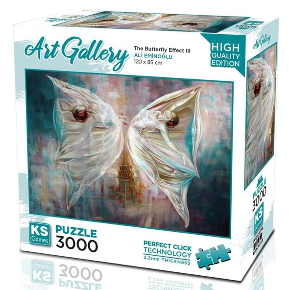 Ks Games 3000 Parça Kelebek Etkisi III Puzzle ürün görseli
