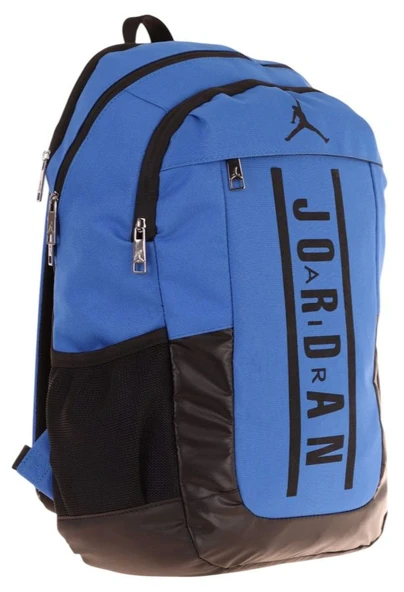 Jordan Air Boston Mavi Renk Laptop Bölmeli Okul ve Günlük Sırt Çantası - Q3116 - Resim 2