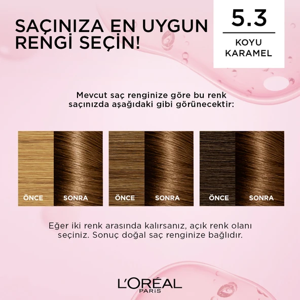 Excellence Creme Saç Boyası 5.3 Koyu Karamel - 6