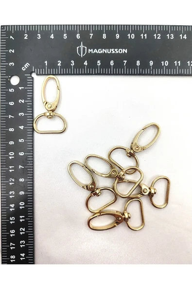 ANAHTARLIK VE ÇANTA KLİPSİ (10 ADET) - Resim 2