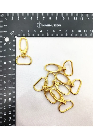 ANAHTARLIK VE ÇANTA KLİPSİ (10 ADET) ürün görseli 1