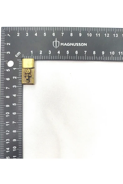 6x12 MM DERİ BİLEKLİK KİLİTİ SEMBOLLÜ MIKNATISLI KİLİT - Resim 4