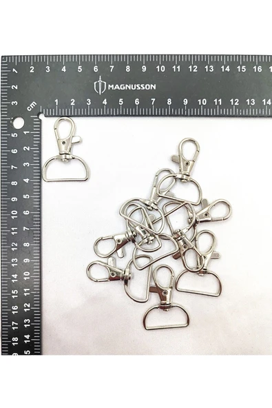 ANAHTARLIK VE ÇANTA KLİPSİ (10 ADET) - Resim 4