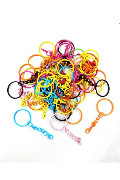 ZİNCİRLİ ANAHTARLIK HALKASI (20 ADET)