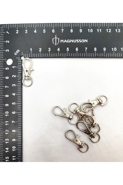 ANAHTARLIK VE ÇANTA KLİPSİ (10 ADET) - Resim 3