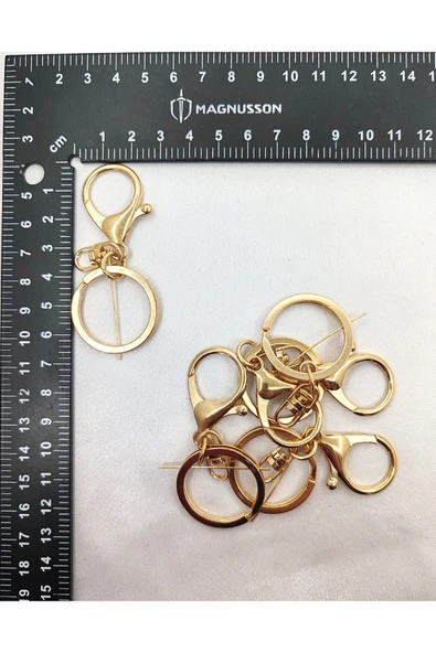 ANAHTARLIK VE ÇANTA KLİPSİ (10 ADET) ürün görseli 1