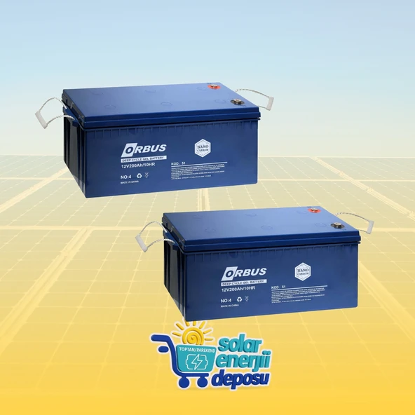 Solar Enerji Deposu 4000W Jel Akülü Güneş Enerjisi Paketi - Resim 4