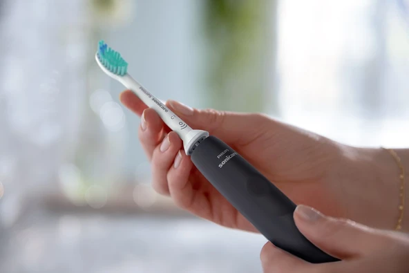 Philips Sonicare 3100 HX3673/14 Şarjlı Diş Fırçası Siyah - 5