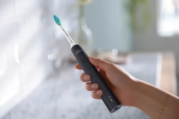 Philips Sonicare 3100 HX3673/14 Şarjlı Diş Fırçası Siyah - 3
