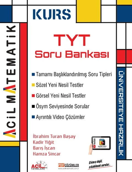 Acil Yayınları TYT Matematik KURS Soru Bankası - 2