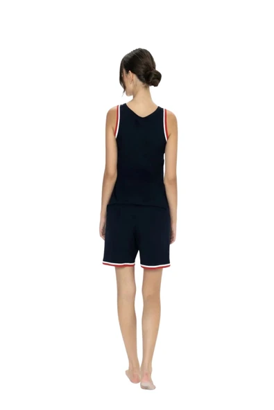 Us Polo Kadın Askılı Lacivert  Şortlu Pijama Takımı 20005 - 3
