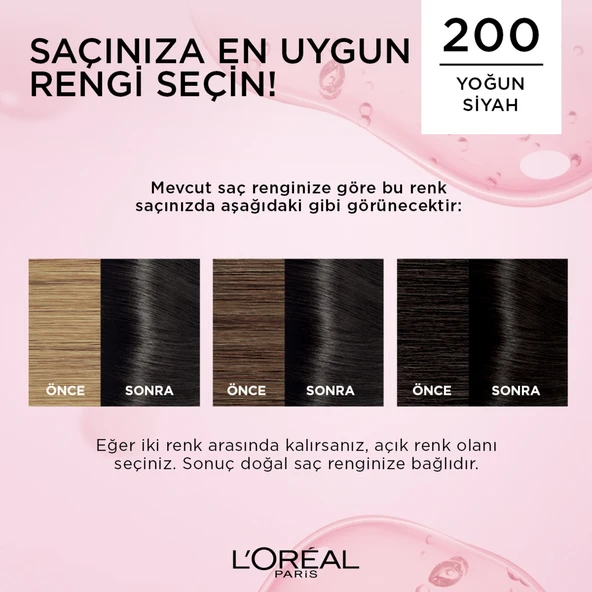 Excellence Creme Saç Boyası 200 Yoğun Siyah - 6