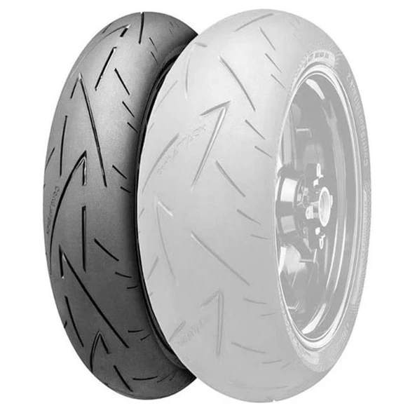 CONTINENTAL 120/70ZR17 M/C 58W TL ContiSportAttack 2 Spor Lastik - 1
