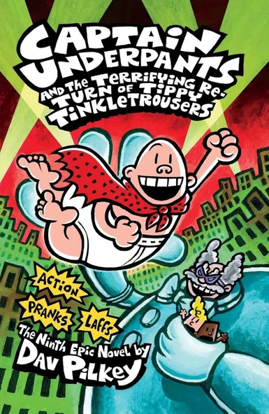 Captain Underpants and the Terrifying Return of Tippy Tinkletrousers Dav Pilkey ürün görseli 1