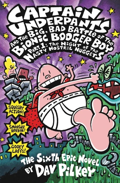 Captain Underpants - Booger Boy Part 1 Dav Pilkey ürün görseli 1
