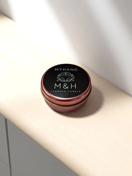 MyHand Soyawax Rose Teneke Lady Musk Esans Kokulu Mum 60 Gr - 2
