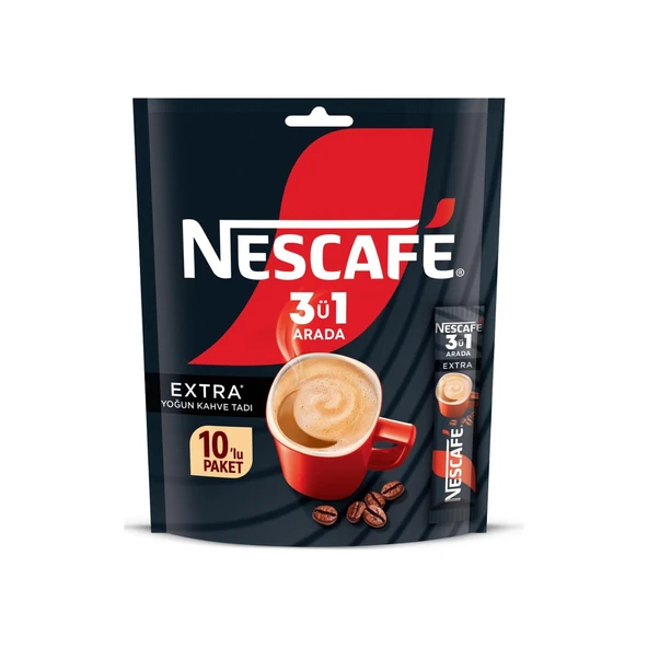 Nescafe 3ü1 Arada ve 2si1 Arada 10 lu Poşet 4 lü Karma Paket - 5