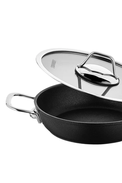 Amboss Dark 6 Parça Yanmaz Yapışmaz Titanyum Kaplama Sahan Seti - Resim 3