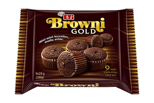 Eti Browni Gold Kakaolu 180 gr x 3 Adet - 2