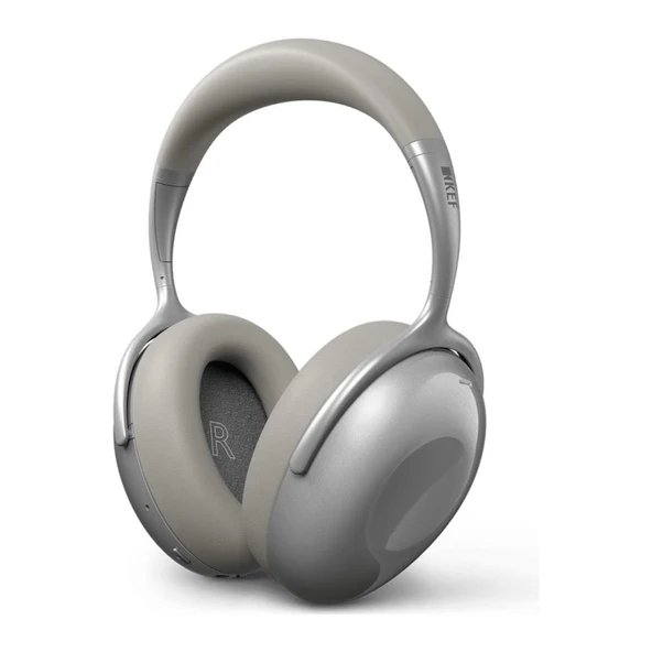 Kef MU7 ANC Gümüş Gri Kulak Üstü Bluetooth Kulaklık