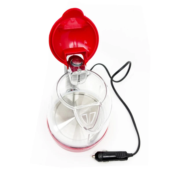 Kent 24 Volt Araç İçi Oto Su Isıtıcı Kettle Çaydanlık 1 Lt  Kırmıızı - 3