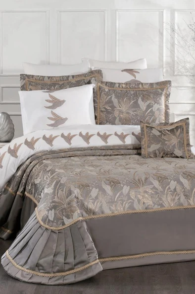 Harris 10 Parça Çeyiz Seti Vizon