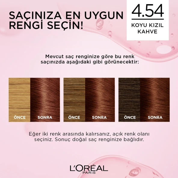 Excellence Creme Saç Boyası 4.54 Koyu Kızıl Kahve - 6