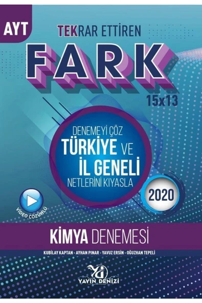 Ayt Kimya 15X13 Fark Denemesi Yayındenizi