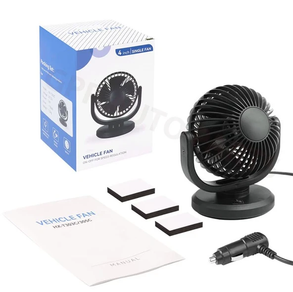 ARAÇ İÇİ TORPİDO ÜSTÜ 360 DERECE AYARLANABİLİR VANTİLATÖR FAN