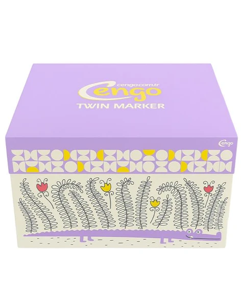 Cengo Twin Marker Çift Uçlu Kalem 168 Renk CGO137