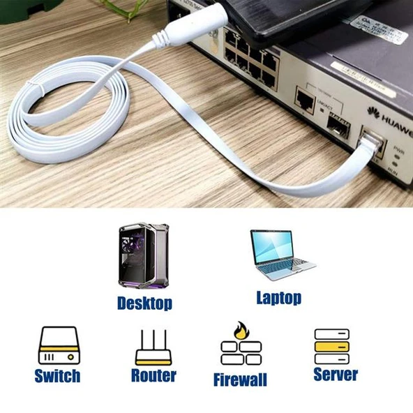 Powermaster PM-25874 USB FT232RL Chip To RJ45 Ethernet Kablo (1.5 Metre) - 3