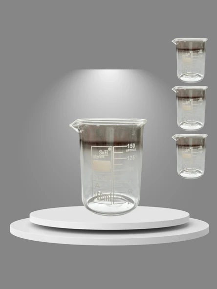 3 ADET CAM BEHER 150 ML - 2