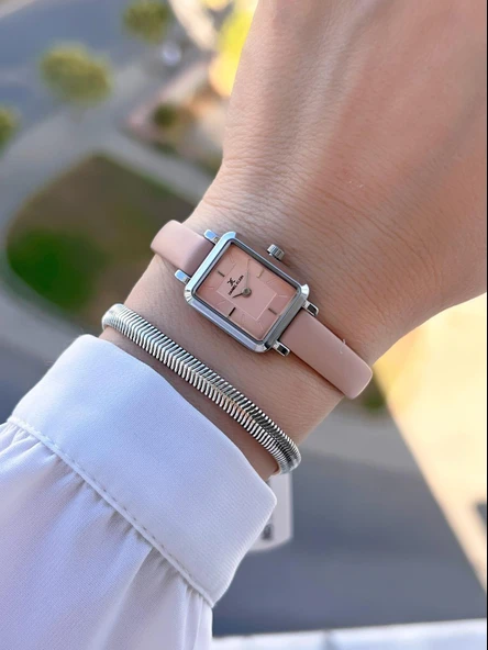 Daniel Klein 18 mm Mini Kasa Retro Vintage Deri Kordon 2 Yıl Garantili Kadın Kol Saati 10862.1 - Resim 2